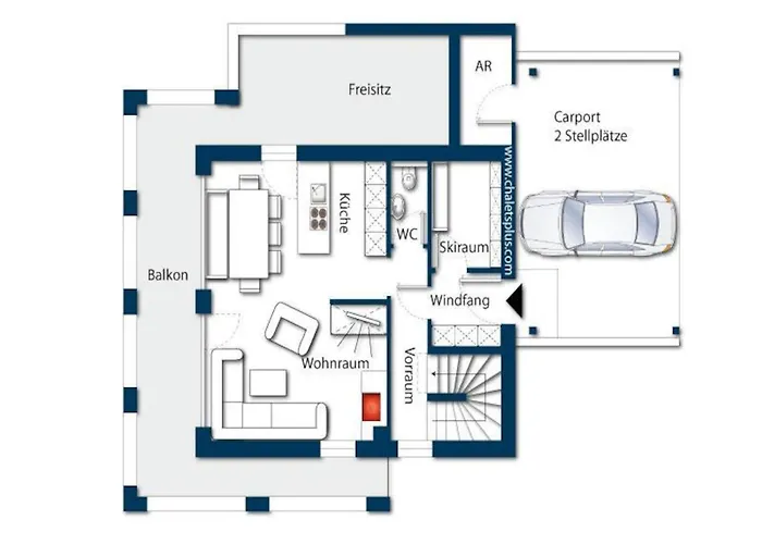 Шале Near Krimml Waterfalls